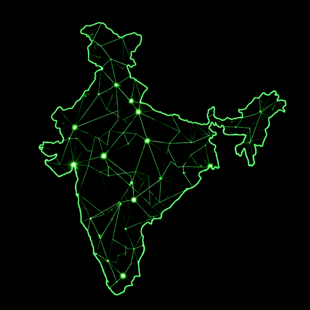 India Constellation Network Map